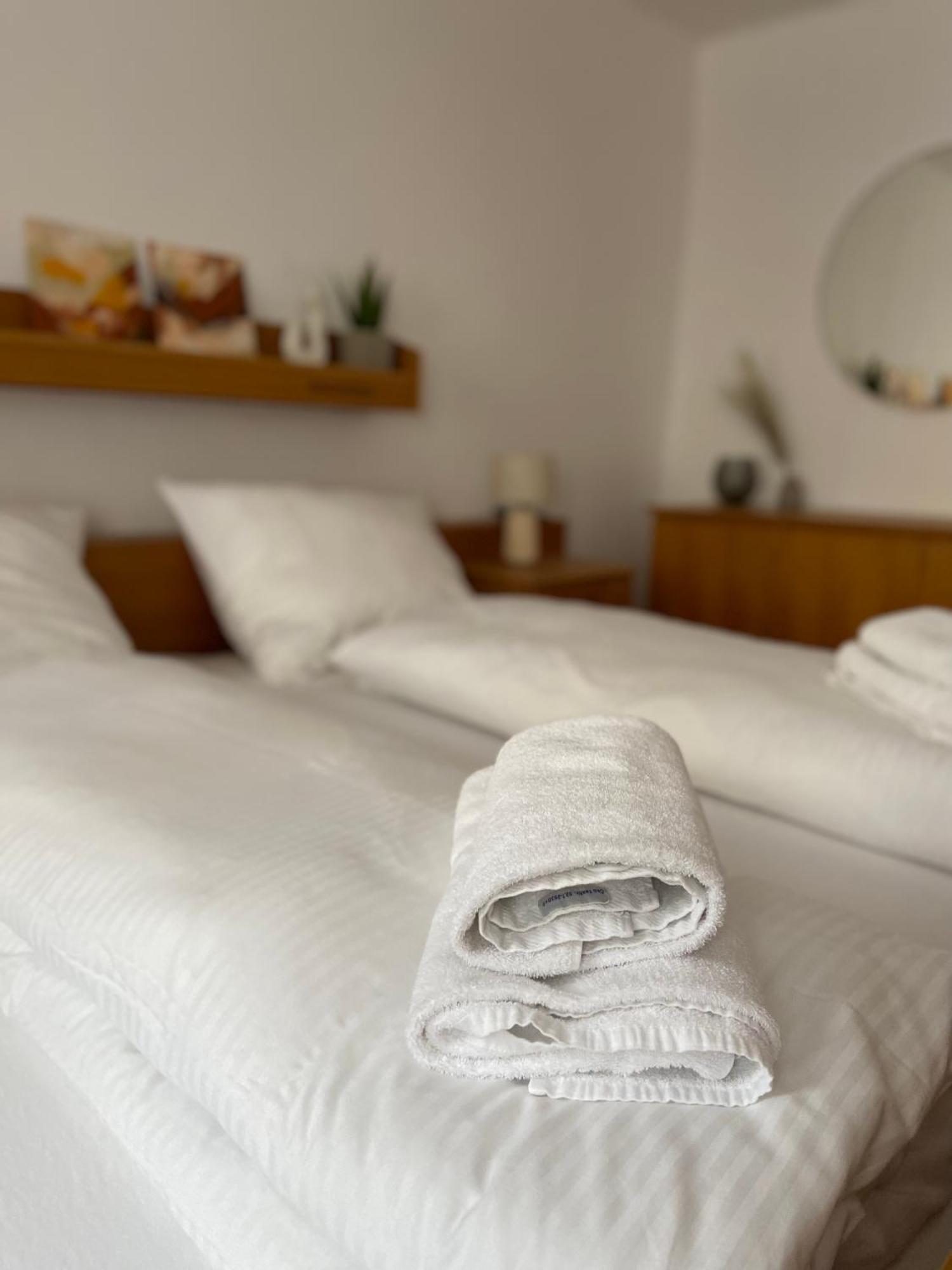 Zentrale Wohnung Gmunden Alte Baeckerei Esterno foto